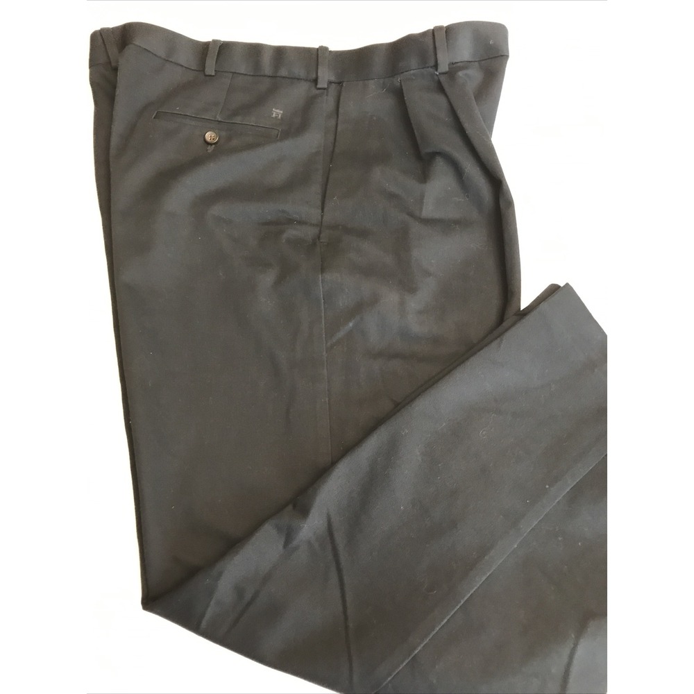 Haggar 38x32 Khakis Green Cotton pleated‎ front dress pants